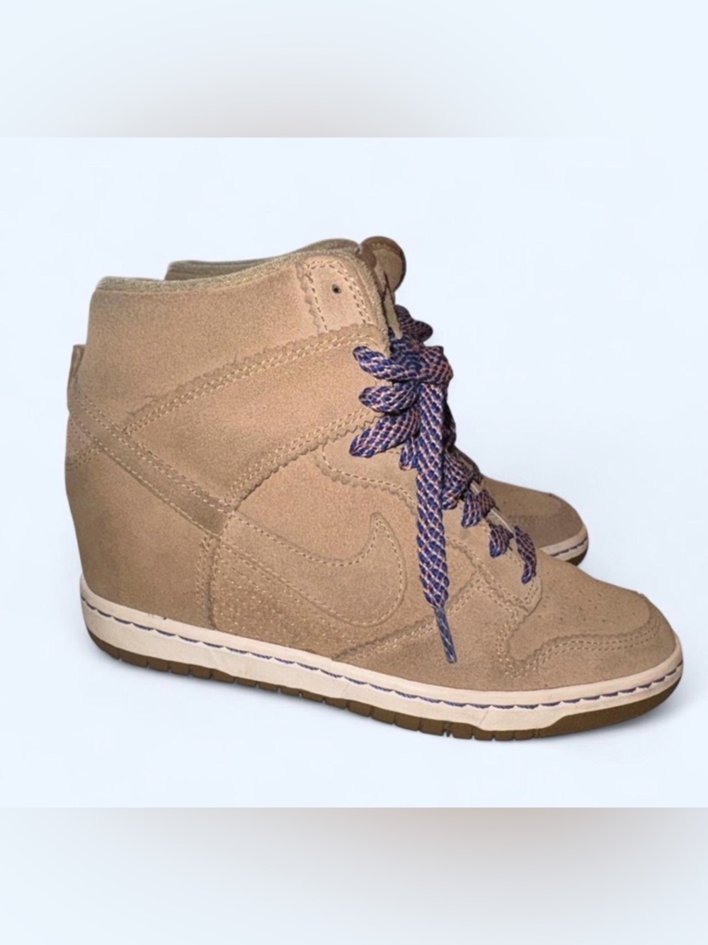 Women’s Nike Ski High dunks with hidden wedge